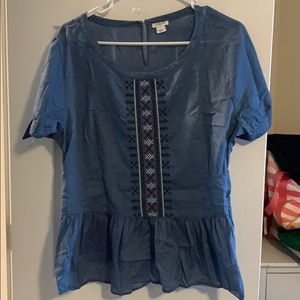 J.Crew Peplum top